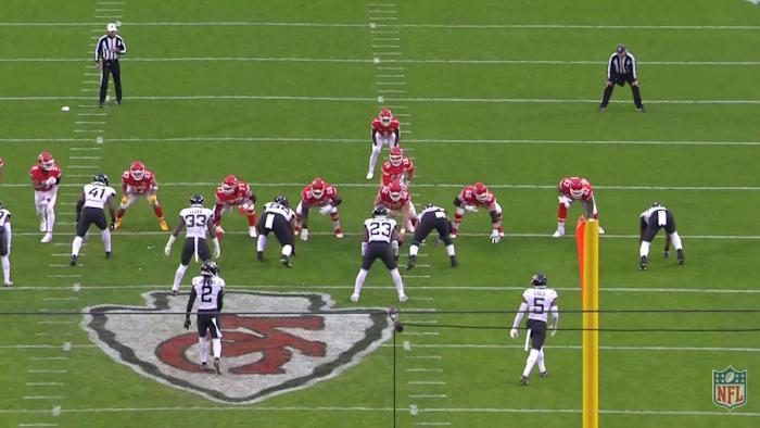 Orlando Brown extra wide split on open side
